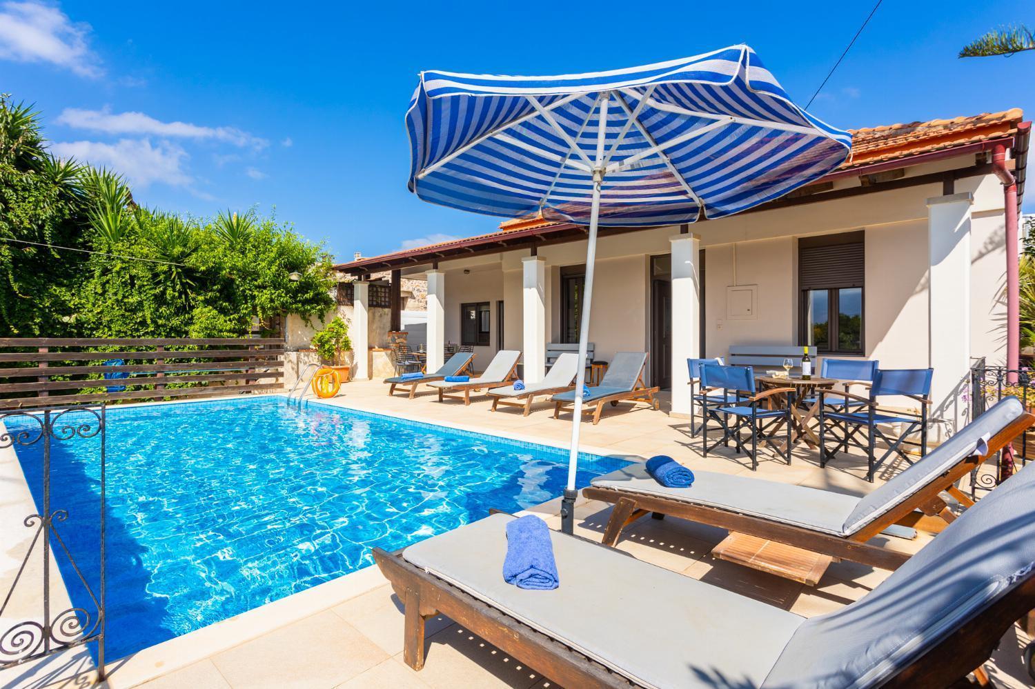 Villa Maro Large Private Pool Ac Wifi Κάτω Κεφαλάς Εξωτερικό φωτογραφία